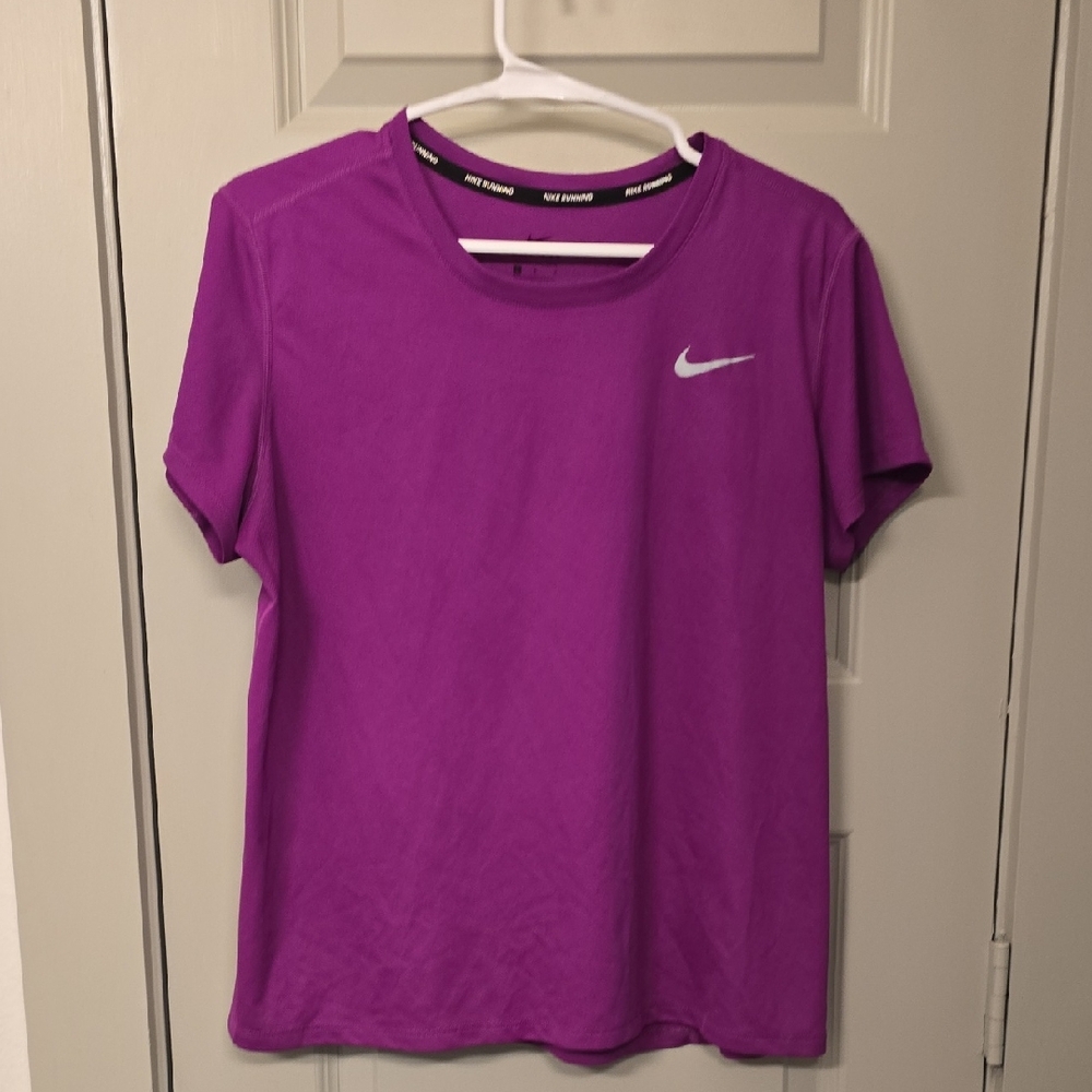 Nike Women's Vibrant Purple Short Sleeve Tee